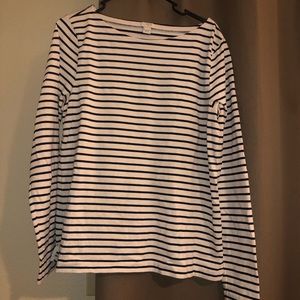Striped J. Crew long-sleeved tee